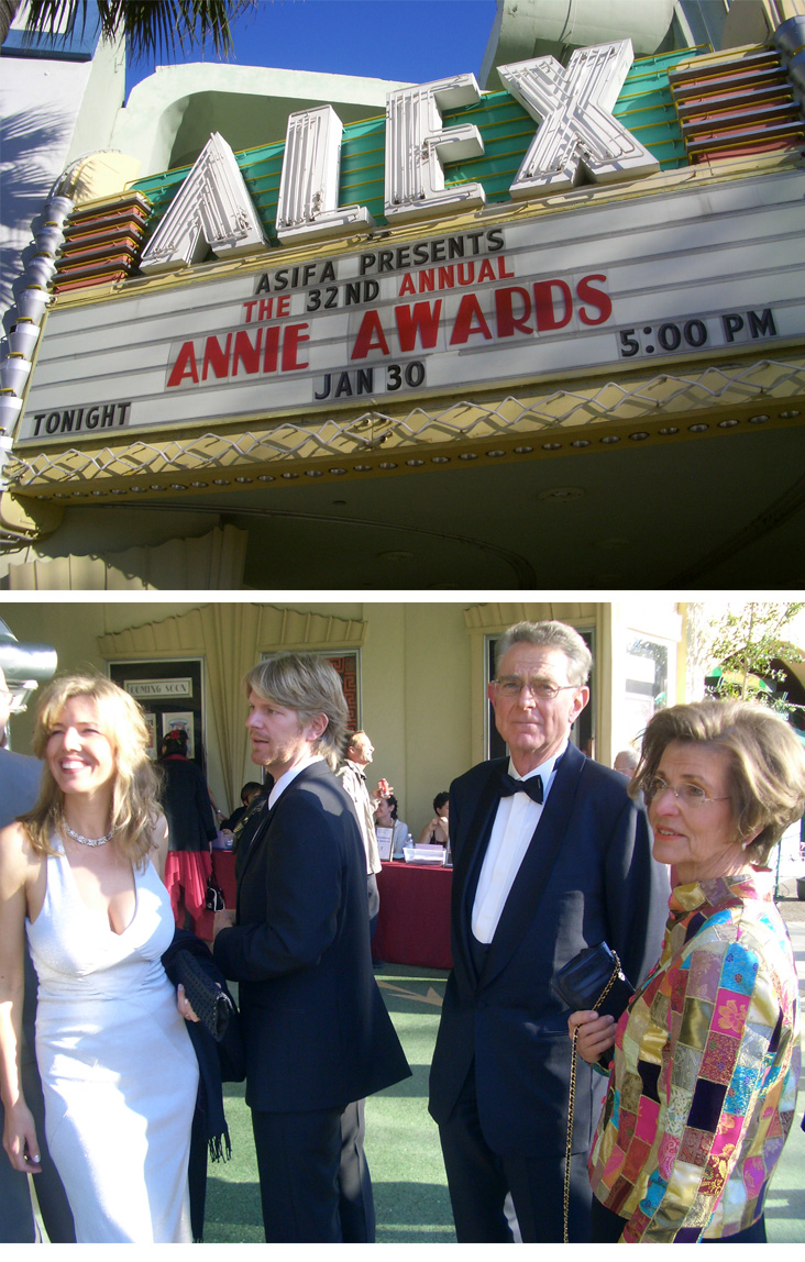 Gregor at the Annie Awards